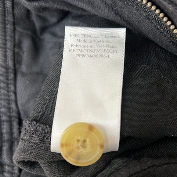 Everlane The TENCEL Relaxed Chino Pants in Black Size 0 - Picture 11 of 11